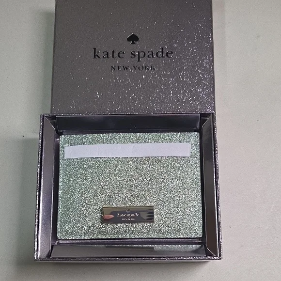 Kate Spade Glitter Mixed Seawater Crossbody Duo With Card Holder - Picture 8 of 8